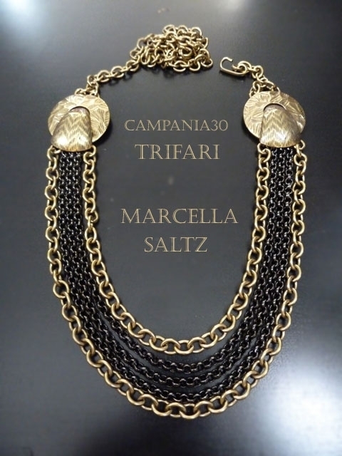 CN517 - COLLANA "MARCELLA SALTZ" TRIFARI ANNI '70 - LE COLLEZIONI  DI CAMPANIA30