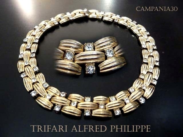 CN561 - COLLIER TRIFARI ALFRED PHILIPPE ANNI '50 - LE COLLEZIONI  DI CAMPANIA30