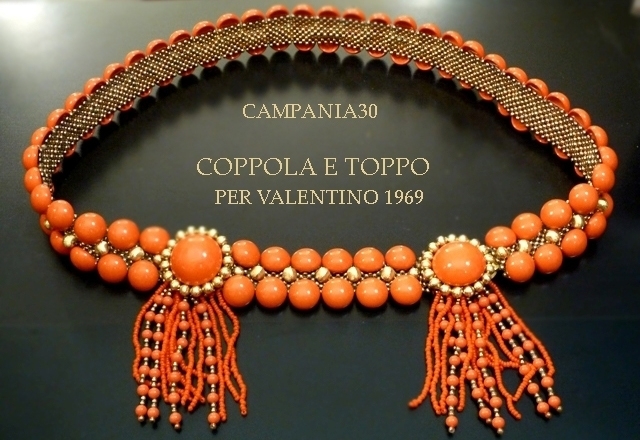 BBA33 - CINTURA COPPOLA E TOPPO PER VALENTINO 1969 - LE COLLEZIONI  DI CAMPANIA30