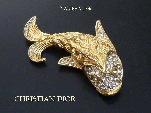 SB1637 - SPILLA PESCE "CHRISTIAN DIOR" ANNI '90 - LE COLLEZIONI  DI CAMPANIA30