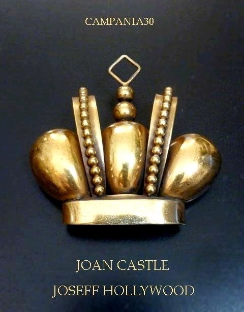 SB1647 - GRANDE SPILLA CORONA "JOAN CASTLE" ANNI '40 - LE COLLEZIONI  DI CAMPANIA30