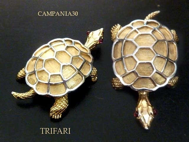 SB1735 - SPILLA TARTARUGA "TRIFARI" ANNI '60 - LE COLLEZIONI  DI CAMPANIA30