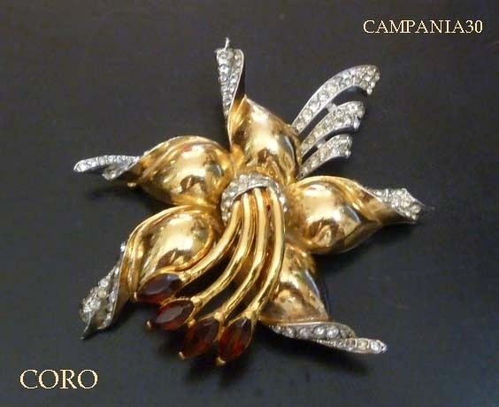 SB1756 - GRANDE SPILLA FIORE "CORO" ANNI '40 - LE COLLEZIONI  DI CAMPANIA30
