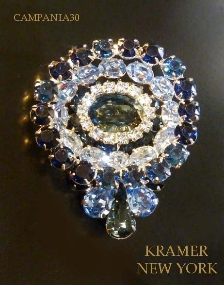 SB1767 - SPLENDIDA SPILLA "KRAMER OF NEW YORK" ANNI '50 - LE COLLEZIONI  DI CAMPANIA30