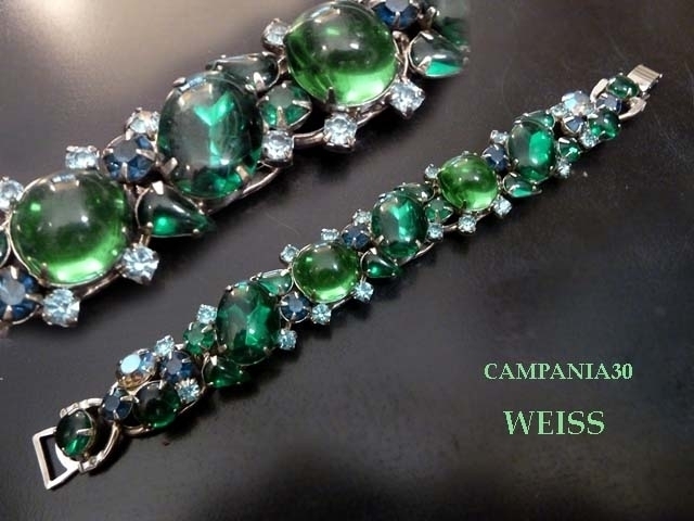 BB419 - BRACCIALE SMERALDO "WEISS" ANNI '50 - LE COLLEZIONI  DI CAMPANIA30