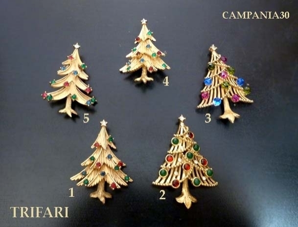 SPILLA ALBERO DI NATALE TRIFARI ANNI '60 - LE COLLEZIONI DI CAMPANIA30