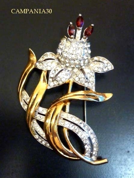 SB1806 - GRANDE SPILLA FIORE ANNI '40 - LE COLLEZIONI  DI CAMPANIA30