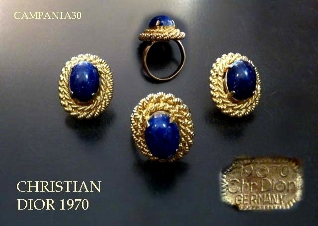 OE186 - ORECCHINI CON ANELLO "CHRISTIAN DIOR" 1970 - LE COLLEZIONI  DI CAMPANIA30