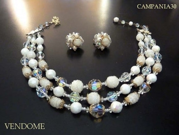 CN736 - COLLANA CON ORECCHINI "VENDOME" ANNI '60 - LE COLLEZIONI  DI CAMPANIA30