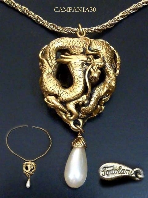 CN740 - PENDENTE DRAGO "TORTOLANI" ANNI '60 - LE COLLEZIONI  DI CAMPANIA30