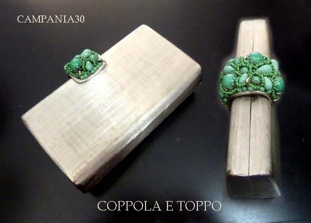 BBA40 - POCHETTE IN METALLO CON CHIUSURA GIOIELLO "COPPOLA E TOPPO" - LE COLLEZIONI  DI CAMPANIA30