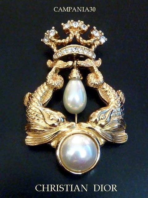 SPILLA "CHRISITIAN DIOR" 1989 - LE COLLEZIONI  DI CAMPANIA30