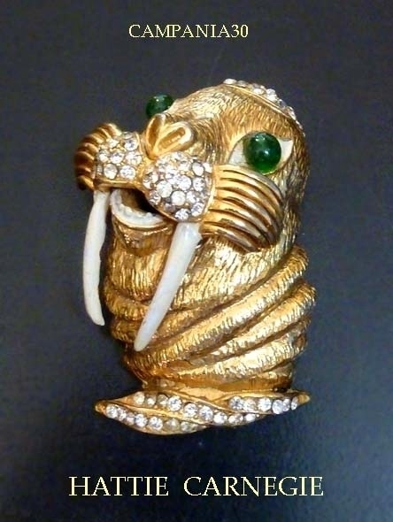 SPILLA "HATTIE CARNEGIE" ANNI '60 - LE COLLEZIONI  DI CAMPANIA30