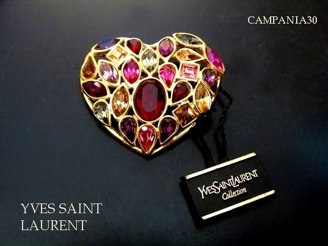 SB1884 - SPILLA YSL YVES SAINT LAURENT CUORE ANNI '90 - LE COLLEZIONI  DI CAMPANIA30