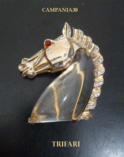 SB1893 - SPILLA "TRIFARI" HORSE HEAD JELLY BELLY ANNI '40 - LE COLLEZIONI  DI CAMPANIA30