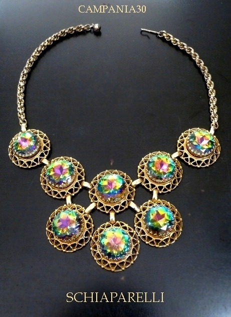 CN772 - COLLANA WATERMELON "SCHIAPARELLI" ANNI '50 - LE COLLEZIONI  DI CAMPANIA30